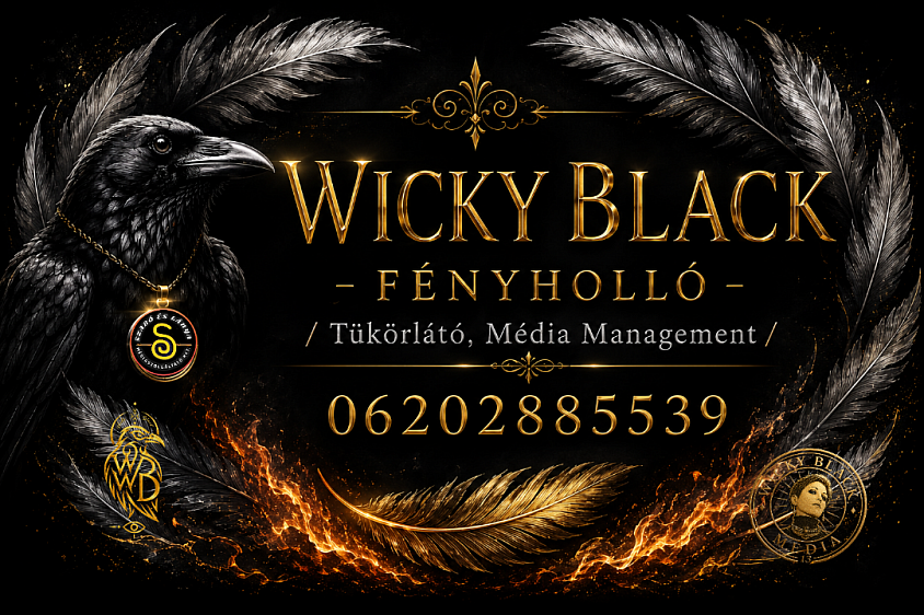 FényHolló Wicky Black